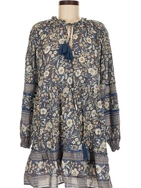 Veronica Beard beautiful blue/tan dress